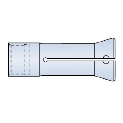 1-1/4" Acme AO Burring Collet 1-7/32" Round