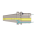 BT30 HC1/2''S 069 FCC Heavy Duty Hydraulic Expansion Chuck Balanced to 2.5G 25,000 RPM (MAS403) (FCC - AD+B)