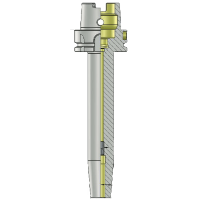 HSK-A 100 SFH10 200 Extra Long Length Shrink Fit Holder  Balanced to 2.5G 25,000 RPM (DIN 69893 -1)