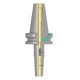 BT40 SFH3/16'' 120 (AD+B) SLIM 3 Degree Shrink Fit Holder (Balanced to G2.5 25000 RPM) (BT MAS 403)