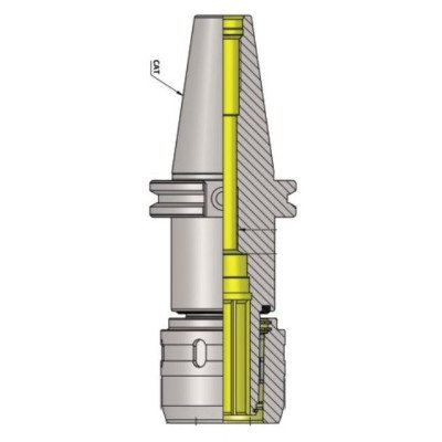 CAT50 C1-1/4'' 4.13'' AD Power Milling Chuck (Balanced to G 6.3 15000 RPM)