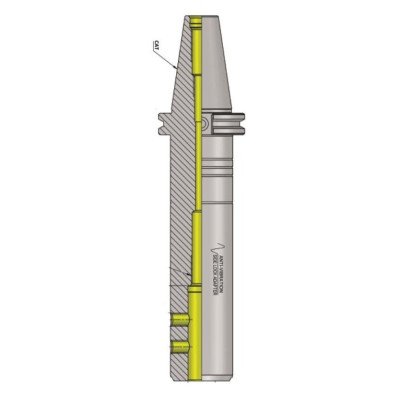 CAT40 SLA40 250 Anti-Vibration Side Lock Holder