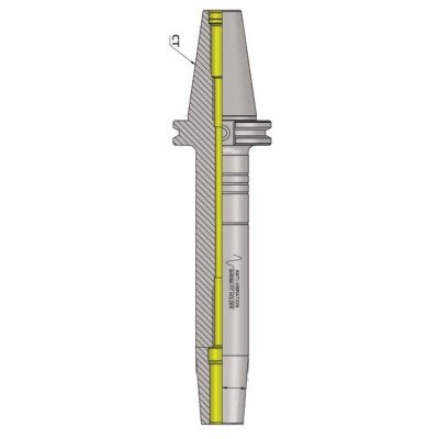 CT40 SFH1.0'' 250 Anti-Vibration Shrink Fit Holder (AD)