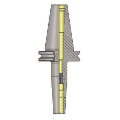 CAT50 SFH1/2'' 4.72'' SLIM 3 Degree Shrink Fit Holder (Balanced to G2.5 25000 RPM)