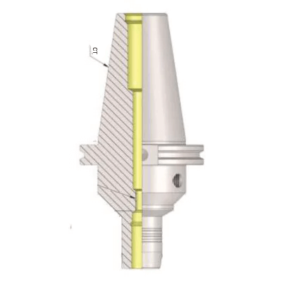 CT50 HC 1.0'' - 150 Hydraulic Expansion Chuck Balanced to G2.5 25,000 RPM (ANSI B 5.50)