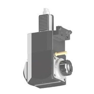 VDI 40, angular tool holder, coupling DIN 1809, with internal cooling, 25/2.3-100D