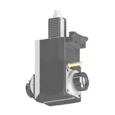 VDI 40, angular tool holder, coupling DIN 1809, with 80bar internal cooling, 25/3.3-100D