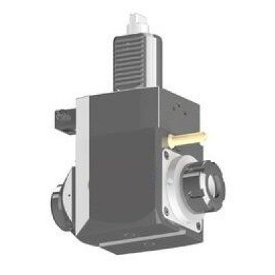 VDI 40, angular tool holder, coupling DIN 1809, with 80bar internal cooling, 25/3.3-80