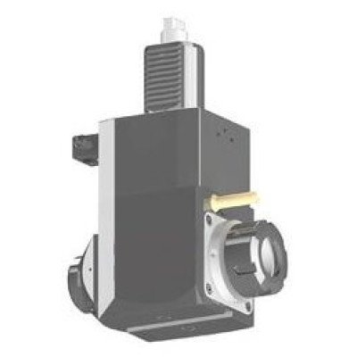 VDI 40, angular tool holder, coupling DIN 1809, with 80bar internal cooling, 32/3.3-100