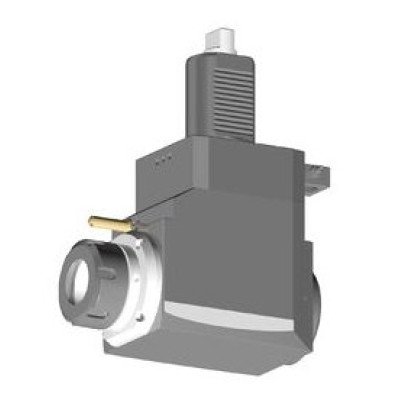 VDI 50, angular tool holder, coupling DIN 1809, with 80bar internal cooling, 40/3.2-110