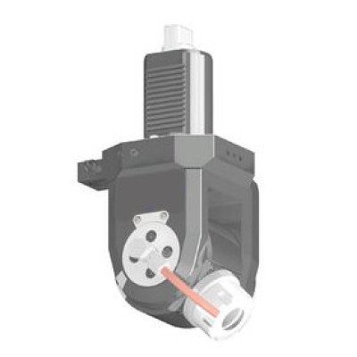 VDI 50, variable angle tool holder, coupling DIN 1809, with internal cooling, 25/2B