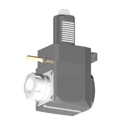 VDI 40, angular tool holder, coupling DIN 5480, no internal cooling, 32/1.2-80