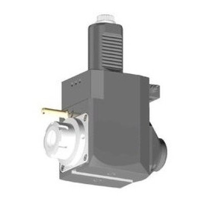 VDI 40, angular tool holder, coupling DIN 5480, with 80bar internal cooling, 25/3.2-80