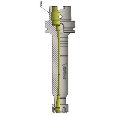 HSK-A 63 ER16 250 Anti-Vibration ER Collet Chuck (AD)