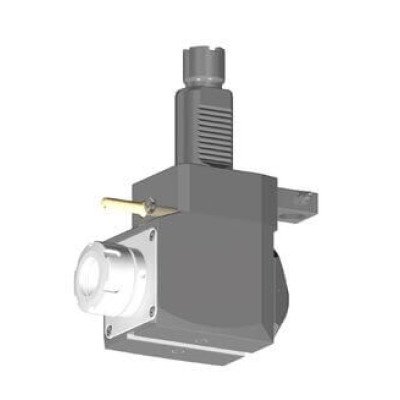 VDI 40, angular tool holder, coupling Okuma, with internal cooling, same rotation, 32/2.2-80JAS