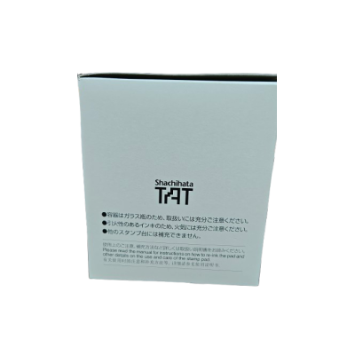 Shachihata TAT Permanent Black Ink STGA-3 (Previously STG-3), 330 ml, for Industrial Use, Long-Lasting 50+ Years