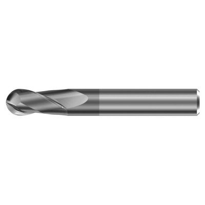 D1.0 x 2FL x 50OAL x 4SHK x Z4 Ball Nose End Mill For Componet HRC 55